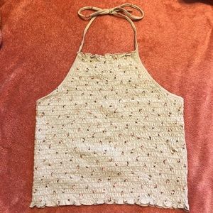 NWT American Eagle floral halter top